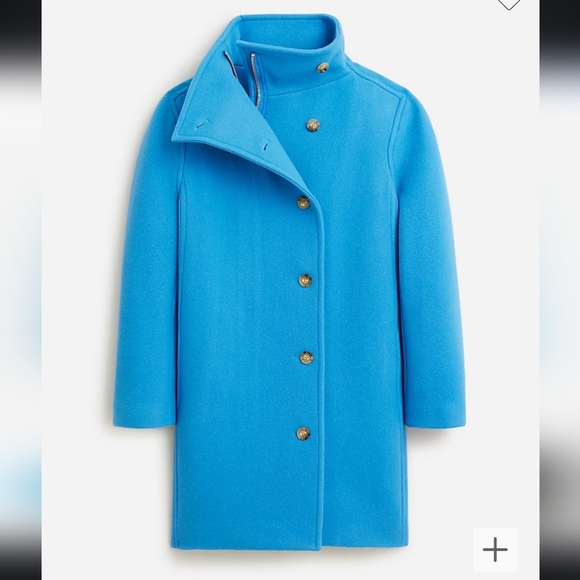 J.Crew, Villa coat in Italian stadium cloth wool. Size-P8. - Picture 2 of 7